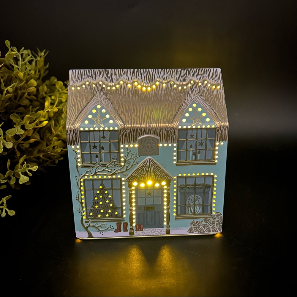 Marks & Spencer Festive LED House Decor with Warm Lights